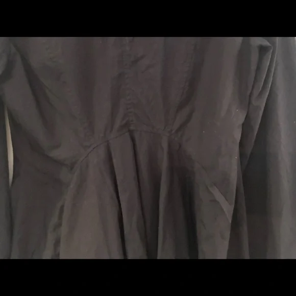 Free People Shirt Drop Waist Button Dress Sz M - Picture 9 of 11